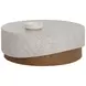 Wisteria Gray and Brown Outdoor Round Coffee Table