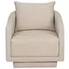 Gannon Kumo Sand Performance Fabric Upholstered Arm Chair