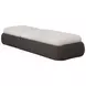 Barcelona Palazzo Cream Performance Fabric Upholstered Outdoor 84" Chaise Lounger