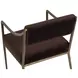 Belen Diamond Mink Upholstered Dining Arm Chair
