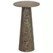 Lunara Gold and Antique Brown Round High End Table