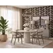 Arco Santa Cruz Oatmeal Upholstered Dining Arm Chair