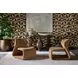 Brinley Dark Brown Outdoor Oval Console Table