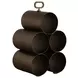 Mendocino Gold 5 Bottle Wine Rack