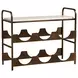 Xeniax White and Gold 6 Bottle Wine Rack
