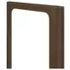 Alora Gold Rectangular Floor Mirror