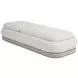 Sonora Gracebay Light Gray Performance Fabric Upholstered Outdoor 86" Chaise Lounger