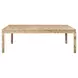 Adams Matte Burl Wood Rectangular 86" Dining Table