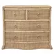 Celine Woven Rattan 4 Drawer Chest