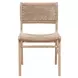 Monroe Cerused Oak Rattan Wrapped Dining Chair