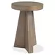Lansbury Antique Wheat Round Accent End Table