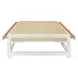 Locklin White Lacquer 40" Rectangular Coffee Table