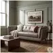Sorella Slate Leather 84" Sofa