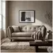 Sorella Slate Leather 70" Loveseat