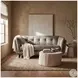 Sorella Slate Leather 70" Loveseat
