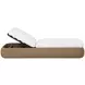 Madrid Stinson White Performance Fabric 84" Chaise Lounger