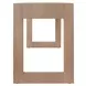 Larkin Natural Oak Veneer With Fluted Detail Desk