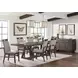 Hearst Reclaimed Chevron 101" Extendable Rectangular Dining Table