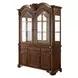Chateau De Ville Cherry 4 Door Buffet and Hutch with LED
