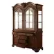 Chateau De Ville Cherry 4 Door Buffet and Hutch with LED