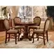 Chateau De Ville Fabric and Cherry Counter Height Chair Set of 2