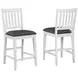 Summer Winds II White and Gray Rectangular Extendable Counter Height Dining Room Set
