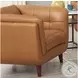 Sorella Cinnamon Brown Top Grain Leather Living Room Set