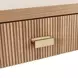 Larkin Natural Oak Veneer With Fluted Detail Desk