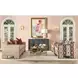 Stacey Antique Brass Two Tier Glass Top Coffee Table