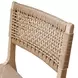 Monroe Cerused Oak Rattan Wrapped Dining Chair