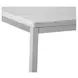 Isolde White and Brushed Nickel Rectangular Marble Top Cocktail Table