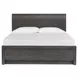 Kinsley Black Heron Queen Panel Bed