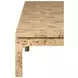 Adams Matte Burl Wood Rectangular 86" Dining Table