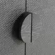Colt Black Painted Grasscloth 4 Door Buffet