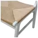 Monroe Matte White Lacquer Rattan Wrapped Dining Chair