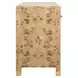 Pelham Matte Burl Wood Soft Close 1 Drawer Side Table