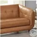Sorella Cinnamon Leather 70" Loveseat
