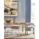Adams Matte Burl Wood Rectangular 86" Dining Table