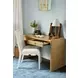 Lanister White Linen Performance Fabric Dining Chair With Matte White Lacquer Frame