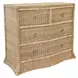 Celine Woven Rattan 4 Drawer Chest