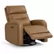 Ridgewell York Butternut Leather Glider Power Recliner with USB Charging