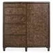 Timberlyn Espresso 5 Drawer Door Chest