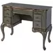 Charlotte Pastel Green Rectangular Vanity and Valet Desk