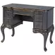 Charlotte Pastel Blue 40" Rectangular Vanity and Valet Desk