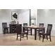 Choices Black Oak Slat Back Counter Height Stool Set of 2