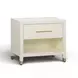 Dani Cream 1 Drawer Open Nightstand