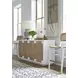 Carson Matte White Lacquer Woven Back Bar Stool With Rush Seat
