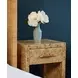 Pelham Matte Burl Wood Soft Close 1 Drawer Side Table