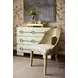 Roderick Matte Antique White Lacquer 3 Drawer Soft Close Accent Chest