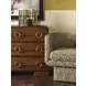Roderick Provincial Brown Oak 3 Drawer Soft Close Accent Chest